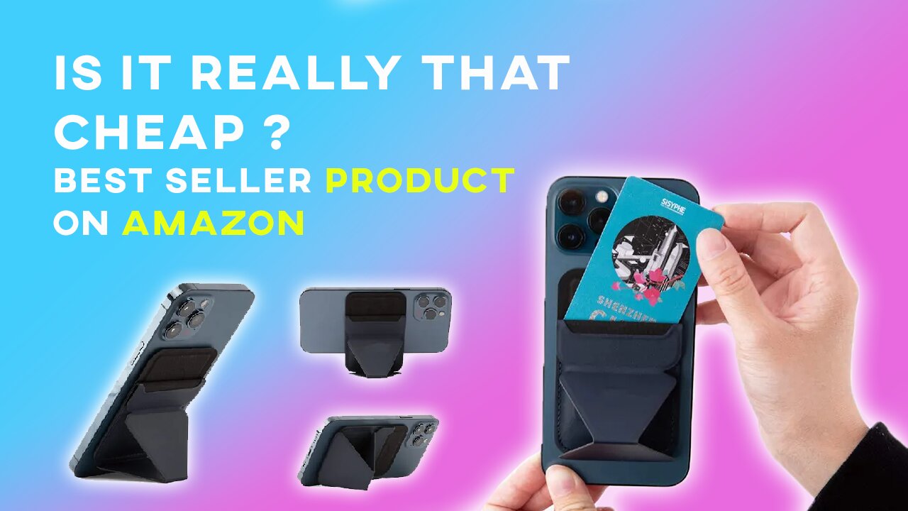 Elevate your tech lifestyle today with Leather Magsafes Magnetic 2 in 1 Wallet! 📣
