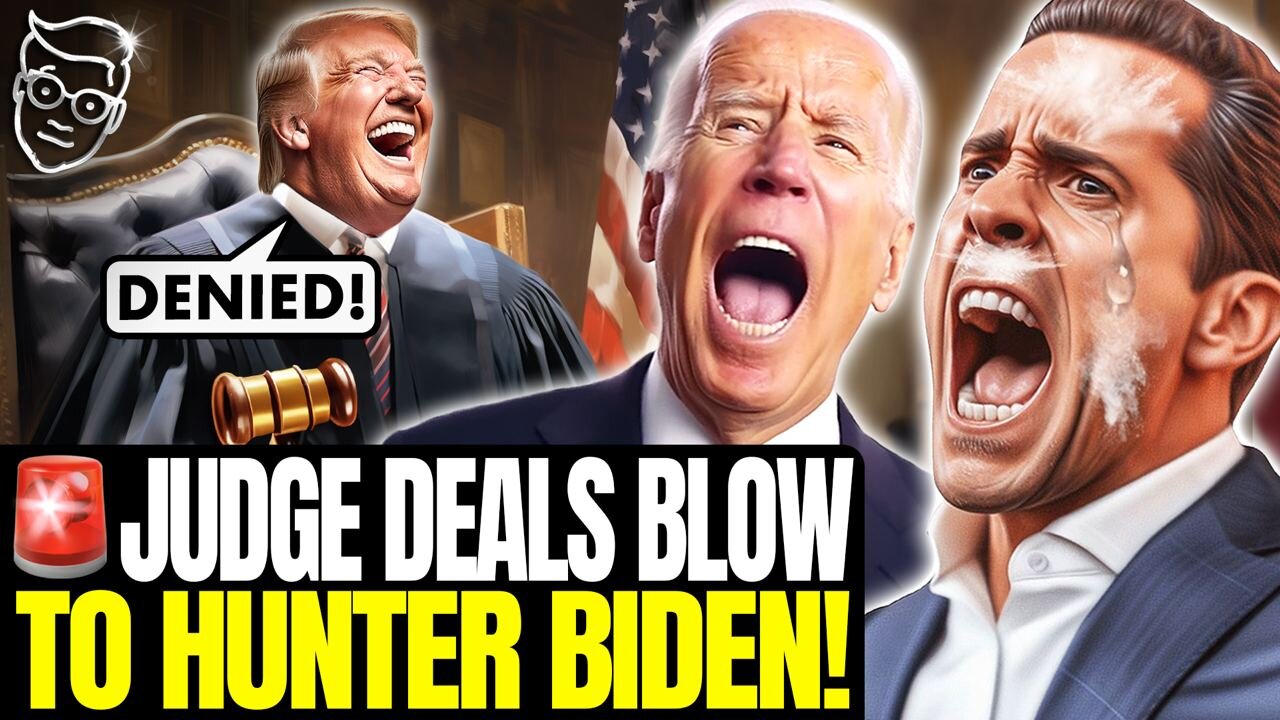 Judge DENIES Hunter Biden Attempt to Dismiss CRIMINAL Charges, Runs TERRIFIED To Joe at White House