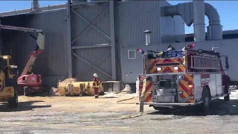 Une explosion a causé l'incendie à l'usine Matra de St-Martin 1