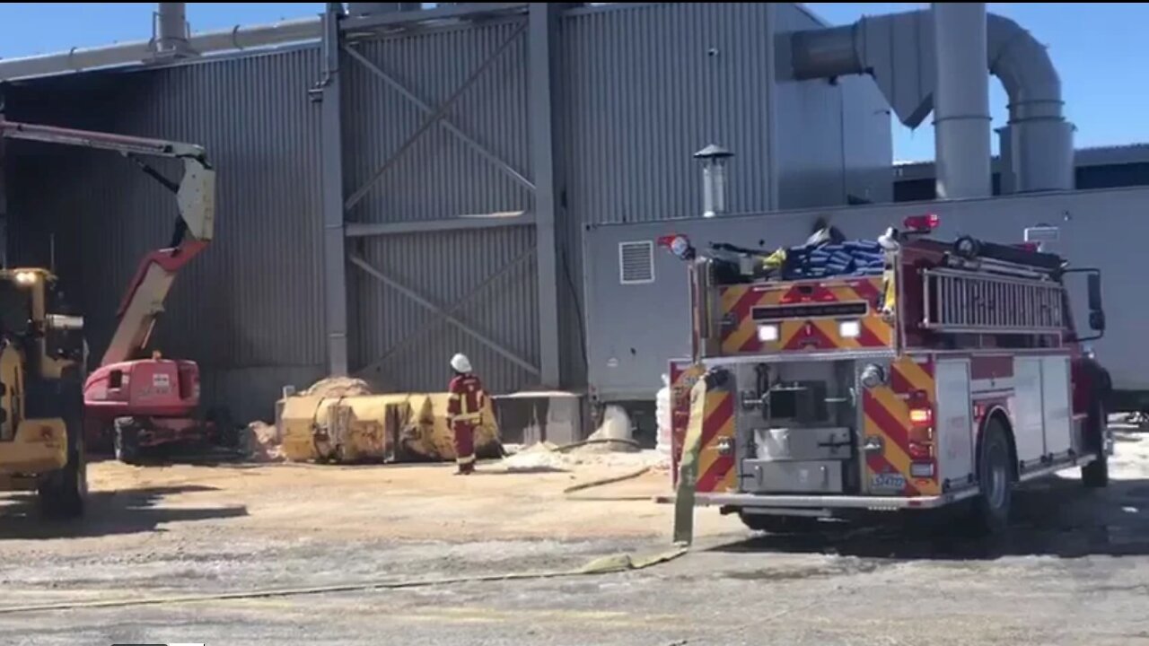 Une explosion a causé l'incendie à l'usine Matra de St-Martin 1