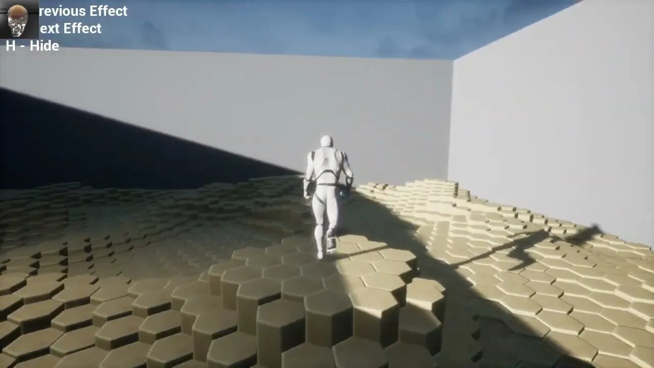 2022 Unreal 427 walk special effects test