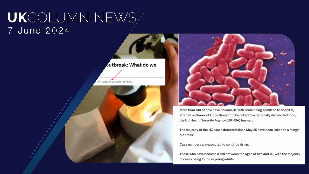 E. coli and Cryptosporidium - UK Column News