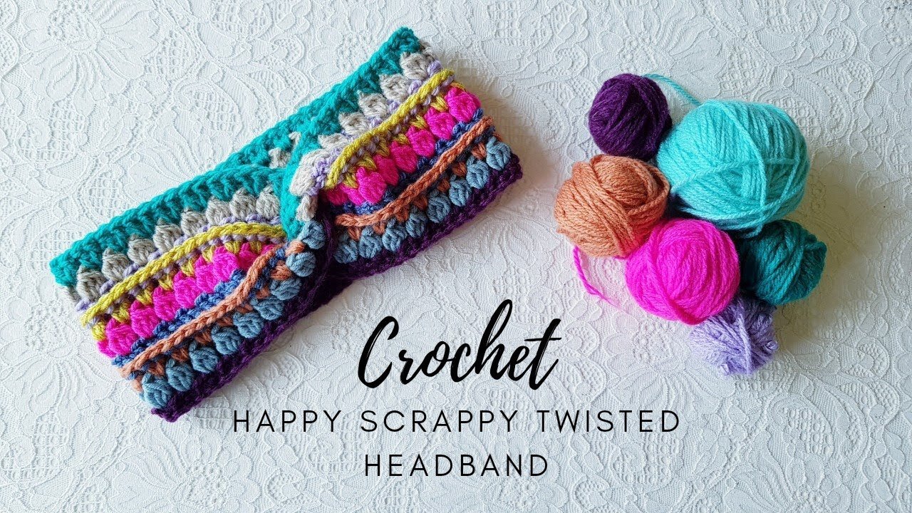 Happy scrappy headband