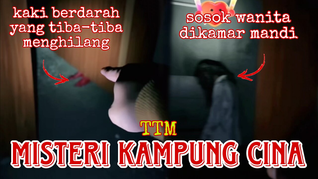 Ghost caught camera. Bleeding foot in toilet Chinese traditional