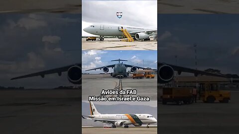 Aviões da FAB na #OperaçãoVoltandoemPaz em Israel e Gaza