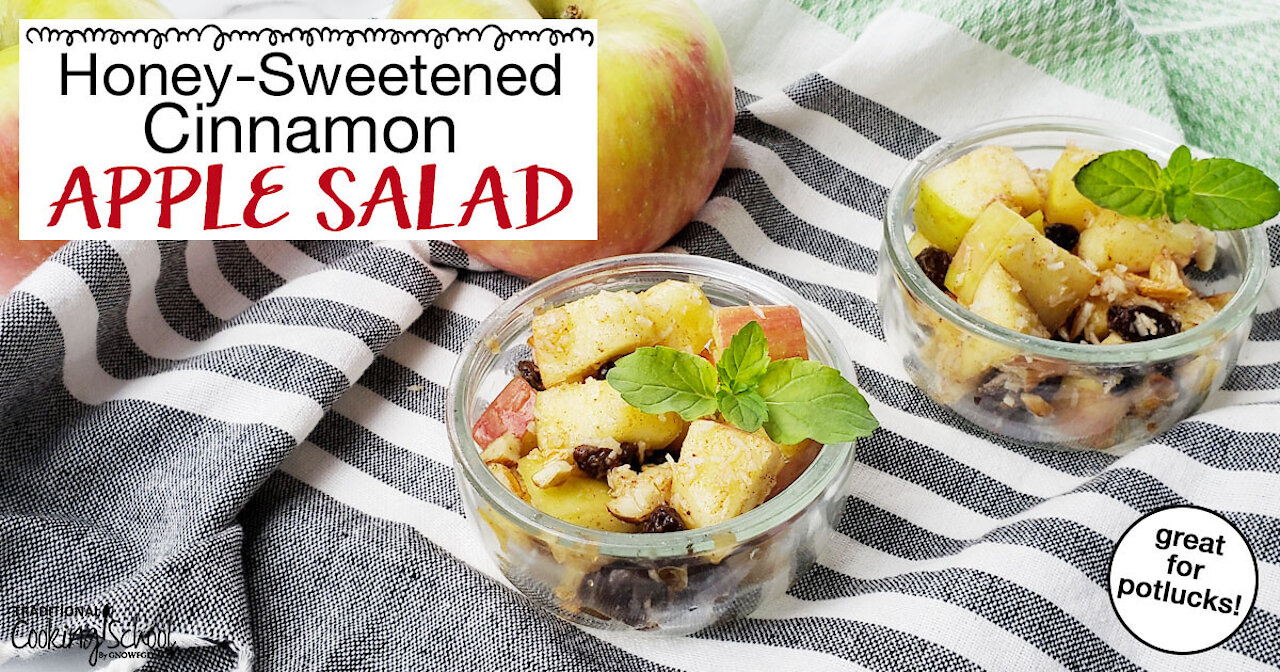 Honey-Sweetened Apple Salad