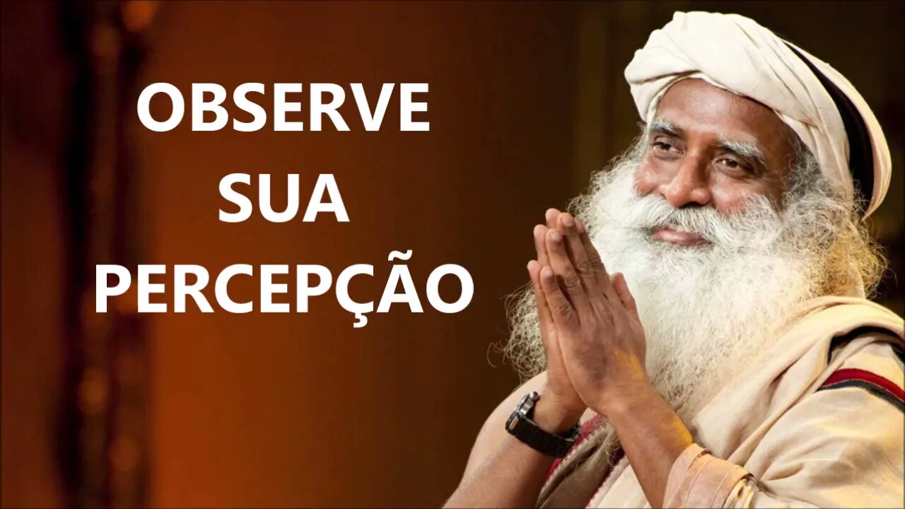 AS DIVERSAS DIMENSÕES DA PERCEPÇÃO, SADHGURU, DUBLADO