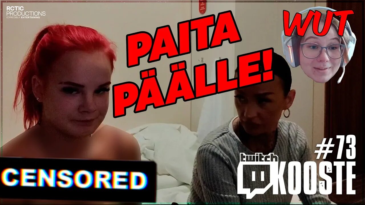 ILMAN PAITAA STRIIMISSÄ 🔞 JOANNA JÄI JUMIIN UIMA-ALTAASEEN 😬💦 | TWITCH KOOSTE 73