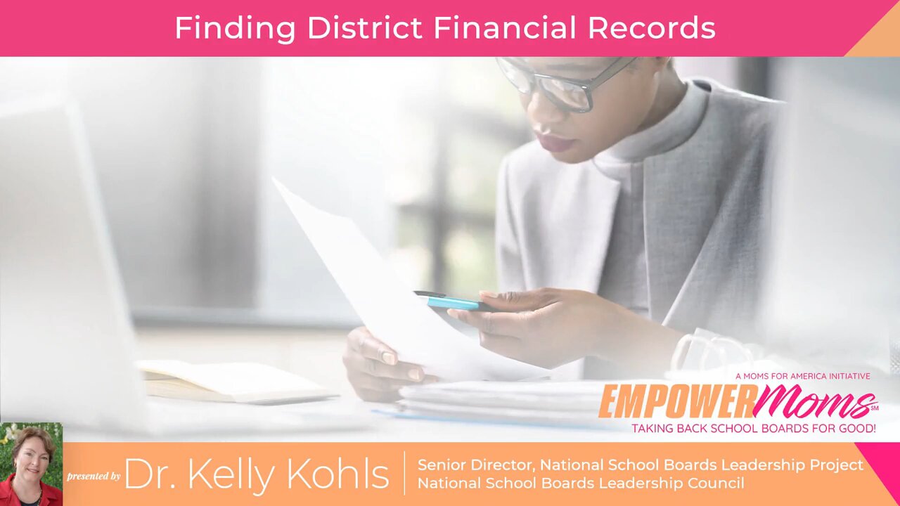 Webinar - Finding District Financial Records