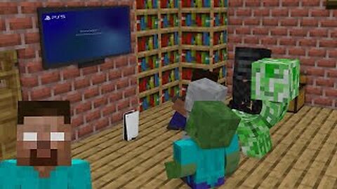 Monster School: Herobrine play PS5 - Unboxing - Minecraft Animation