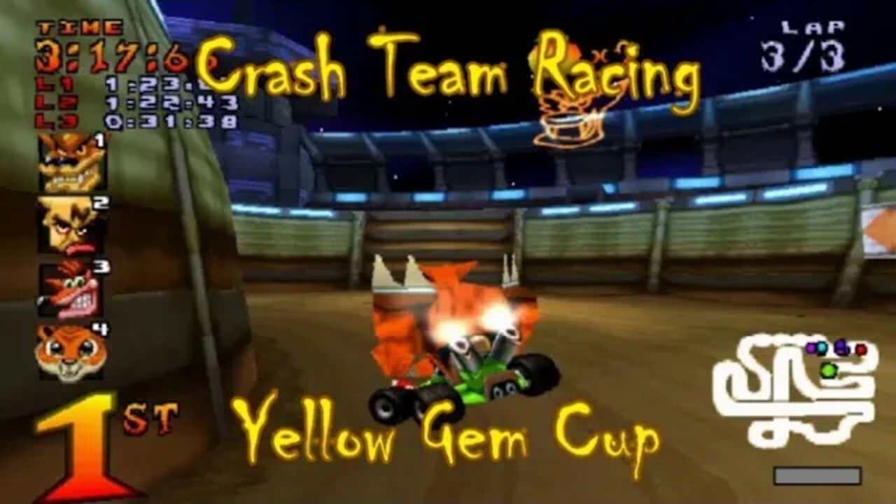 Crash Team Racing: Yellow Gem Cup