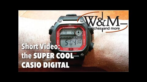 Casio Red Digital