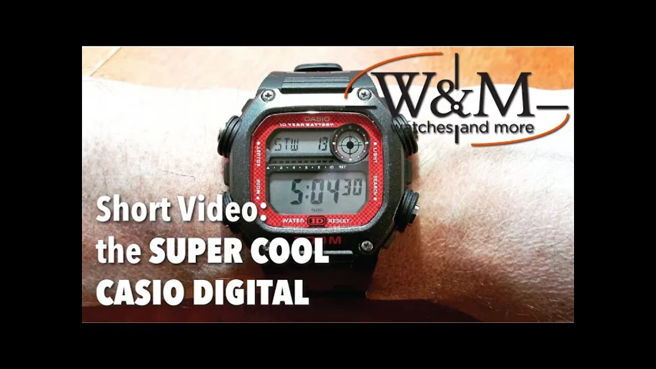 Casio Red Digital