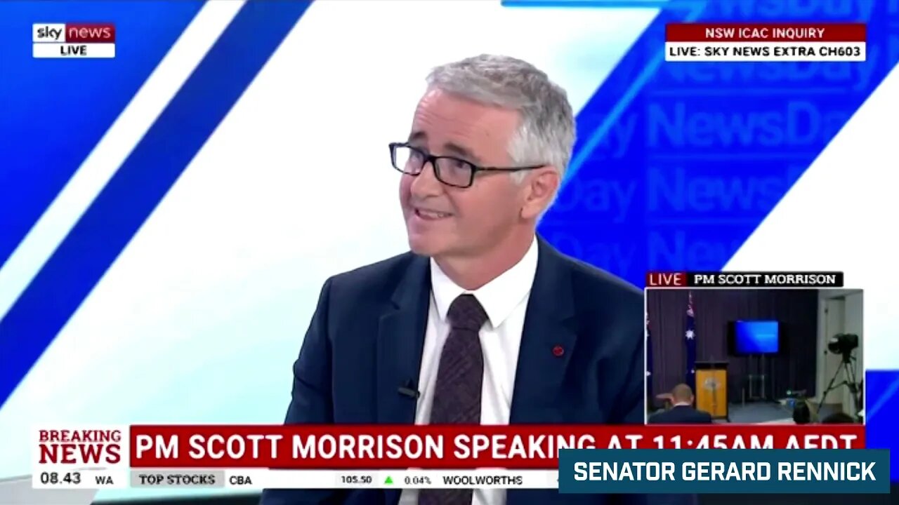 Senator Gerard Rennick discusses side effects with Sky News - 26 Oct 2021