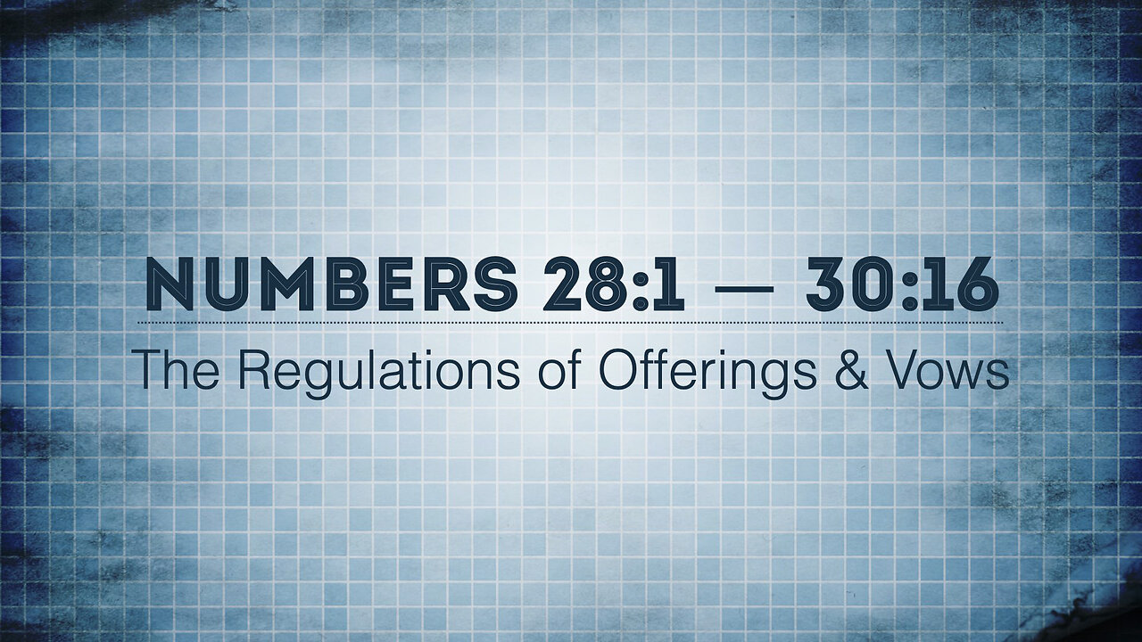 Book of Numbers 28:1 - 30:16