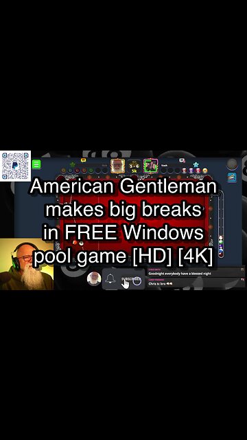 American Gentleman makes big breaks in FREE Windows pool game [HD] [4K] 🎱🎱🎱 8 Ball Pool 🎱🎱🎱