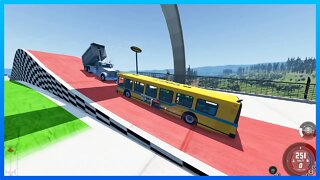 [INSANE] Bus & Dump Truck Crashes: BeamNG.Drive #288