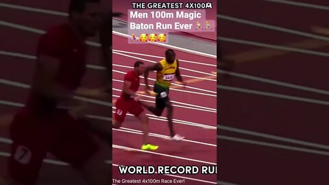 Men 100m Magic Baton Run Ever 🏃🏃‍♀️🏃‍♂️🥰🥰🥰