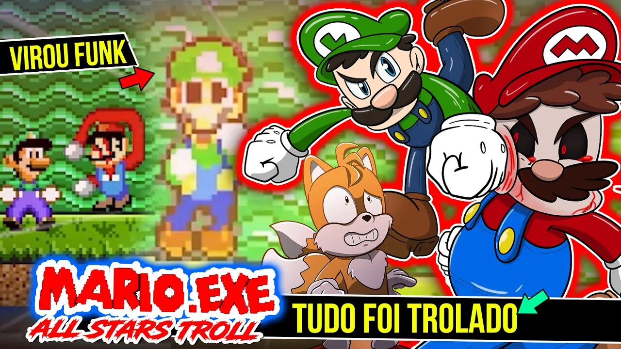 Jogo da Zoeira do Mario 😈| SUPER MARIO.EXE ALL-STARS Pc Port