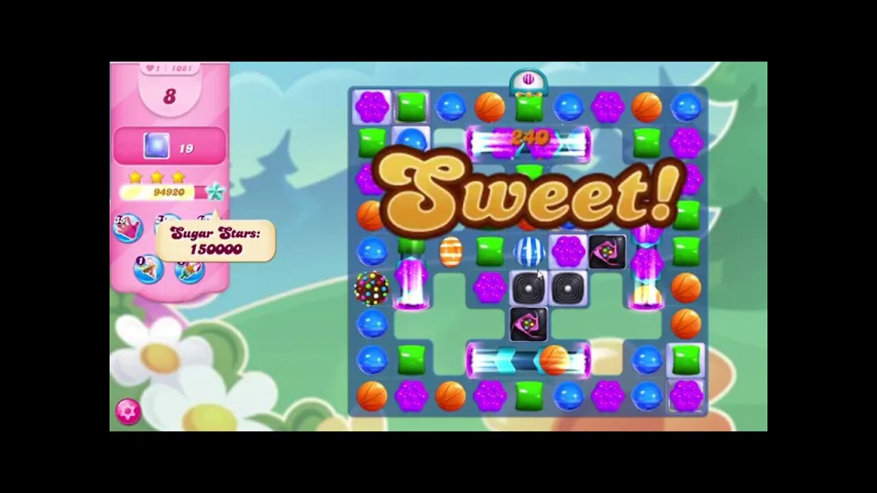 Candy Crush Saga Level 1081