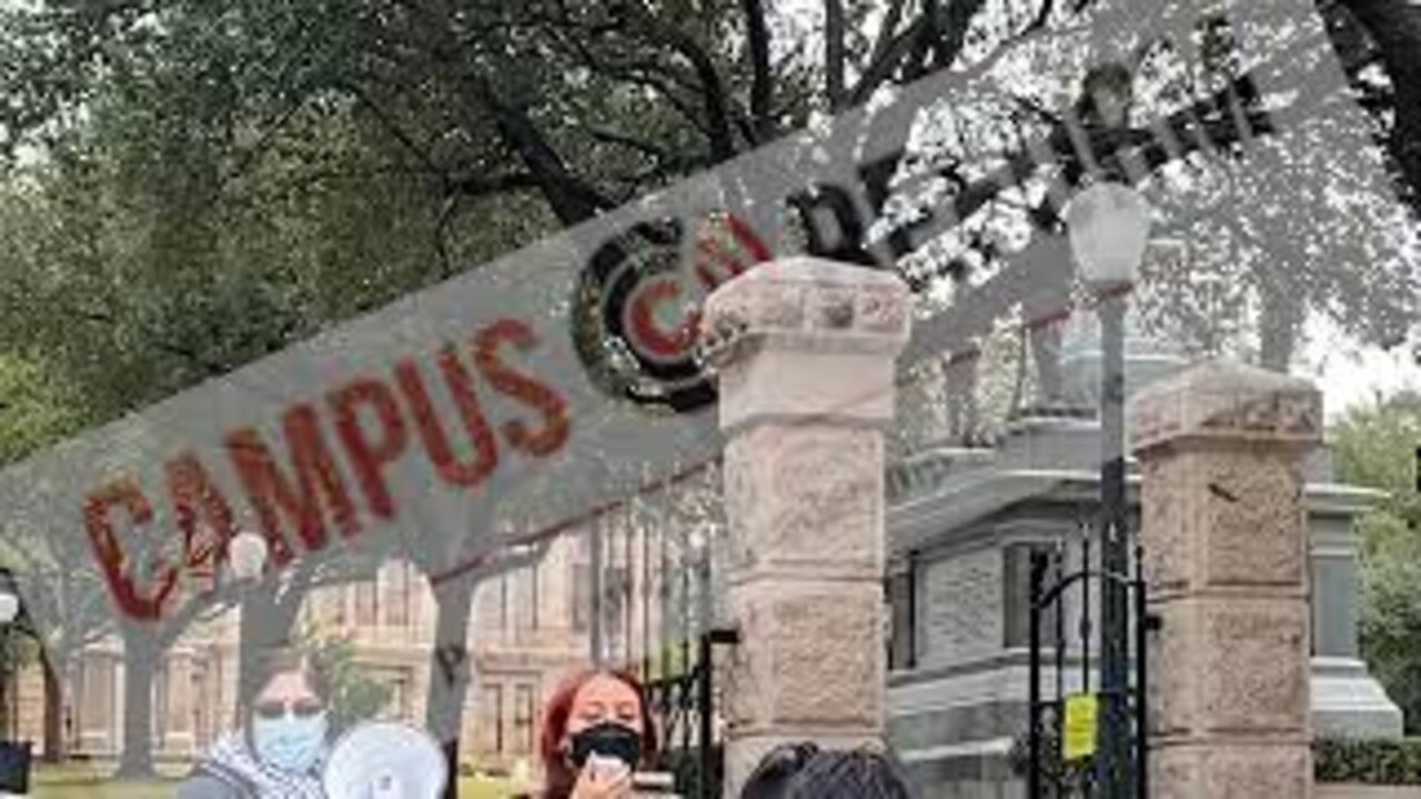 "Hands off Palestine" Protest at UT Austin