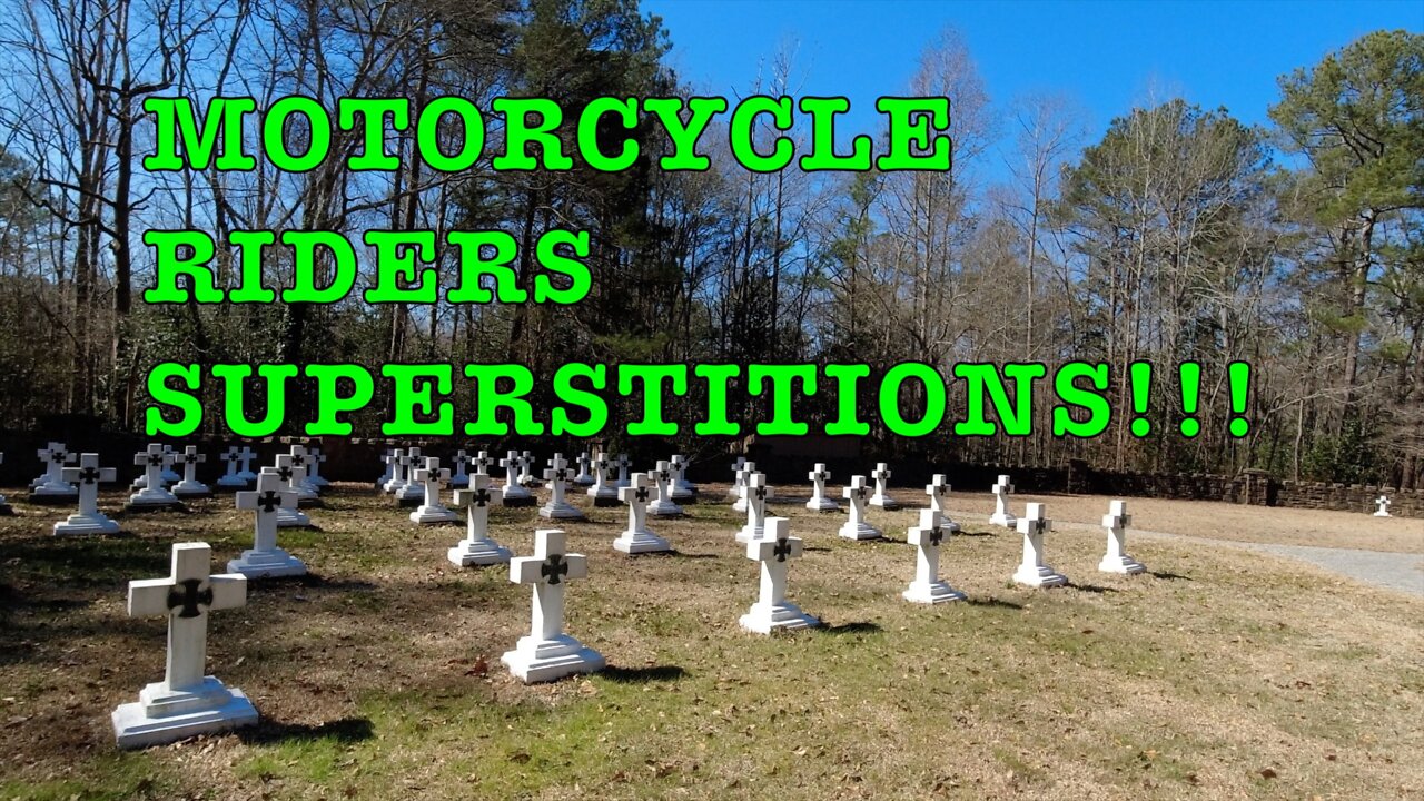 HERE ARE 6 MOTORCYCLE SUPERSTITIONS!!!!!!