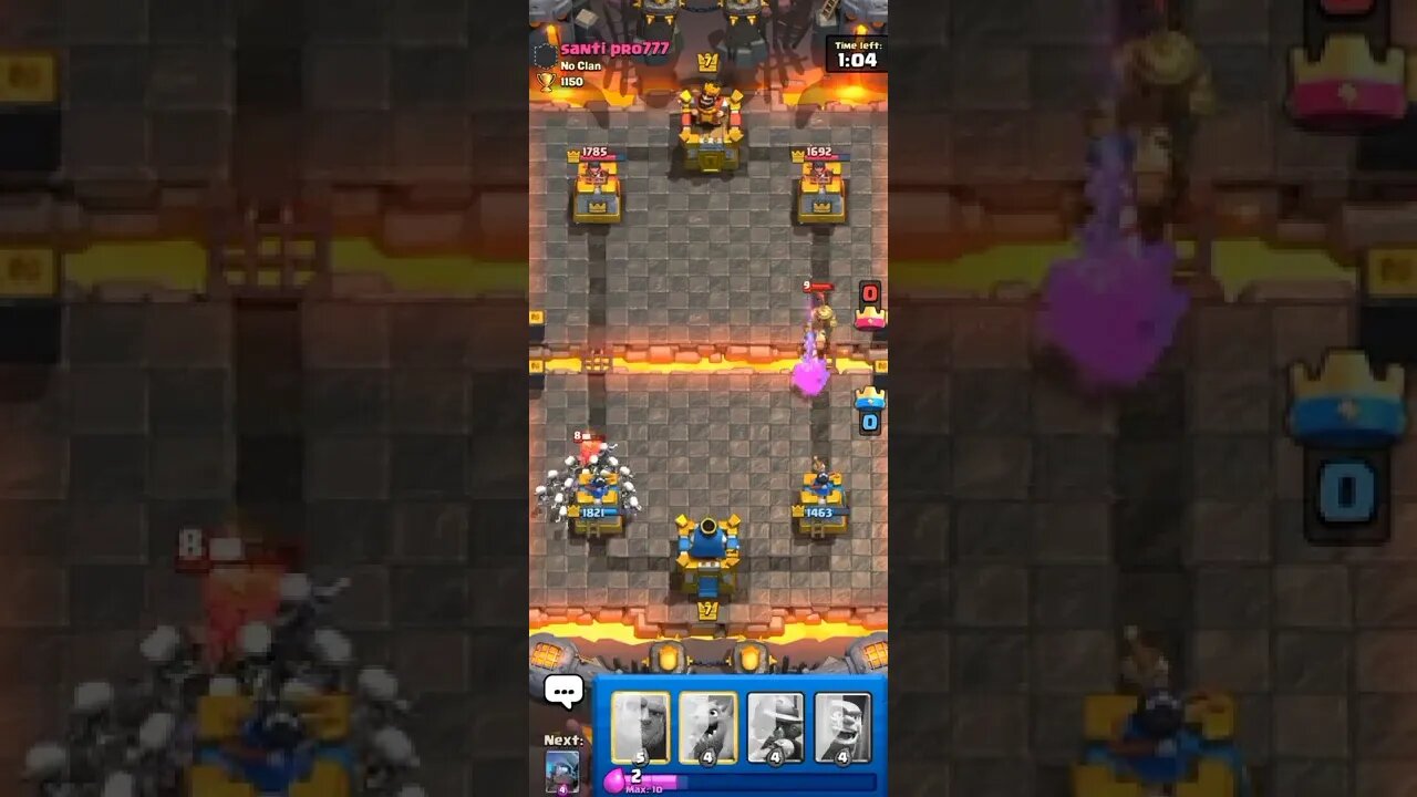 vs SaNti - Clash Royale #shorts