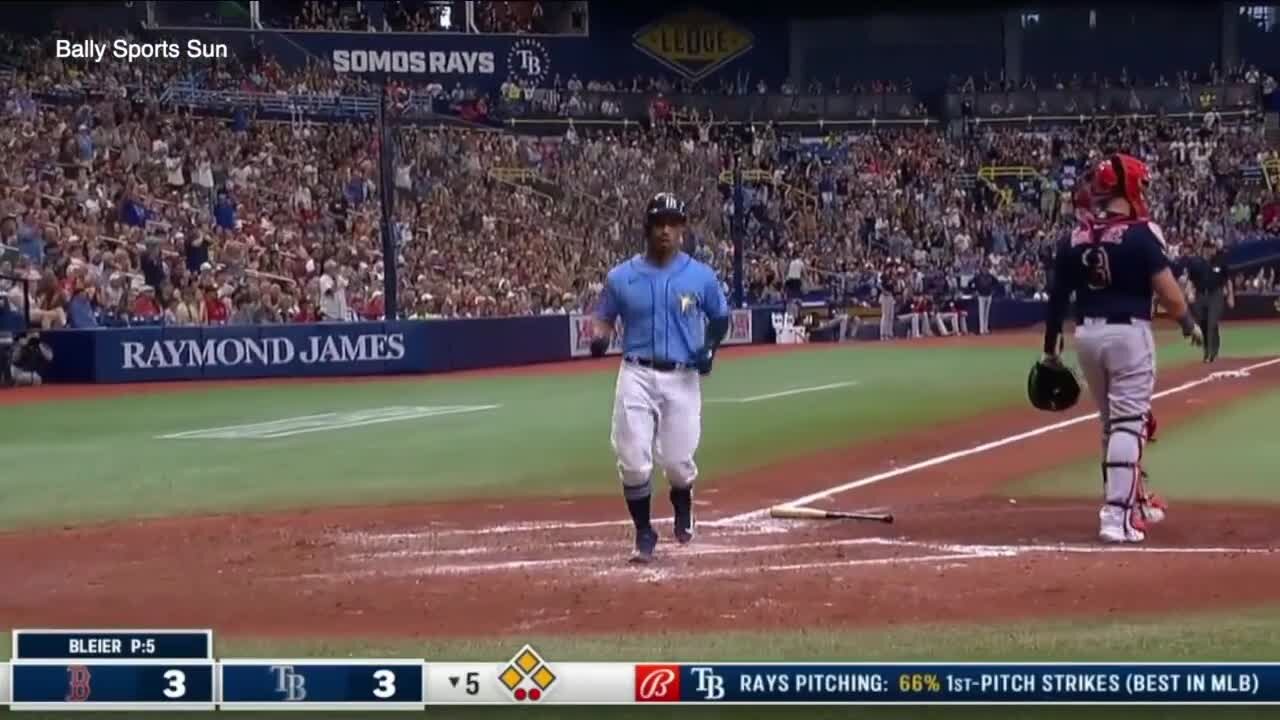 Rays beat Red Sox 9-3, tie the record for most wins to start a season at 13