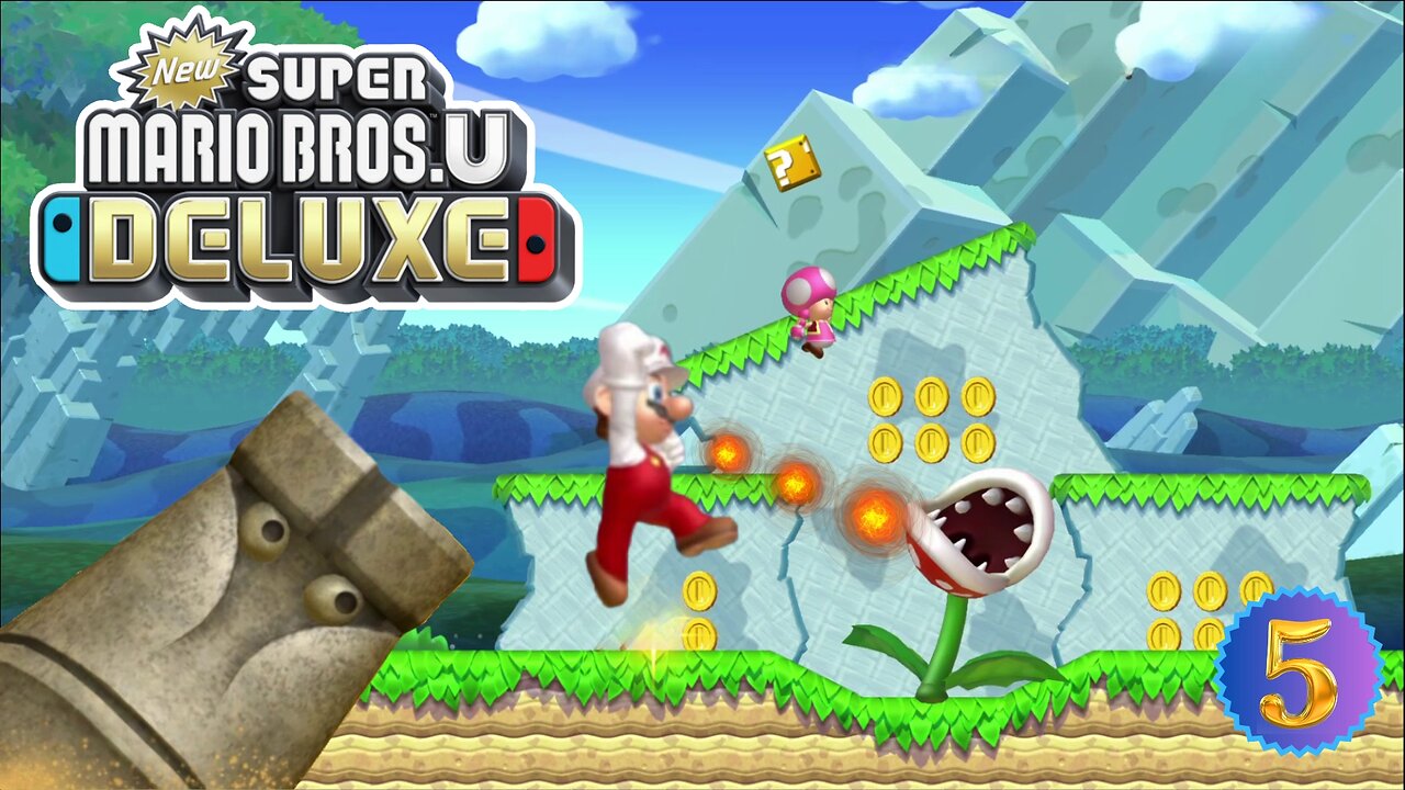 New Super Mario Bros. U Deluxe - My Daughter 💞 and I Reach the Layer Cake Desert – #5