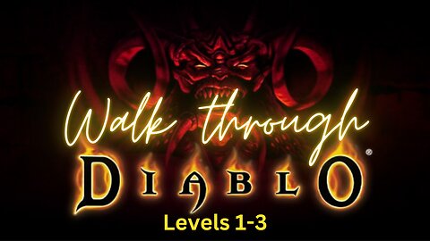 Diablo 1 - Levels 1-3 Gameplay Classic RPG Walkthrough