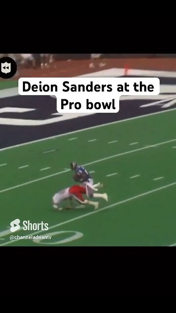 Deion Sanders at the Pro bowl #shorts #footballshorts #deionsanders #nfl #football #cfl #sports