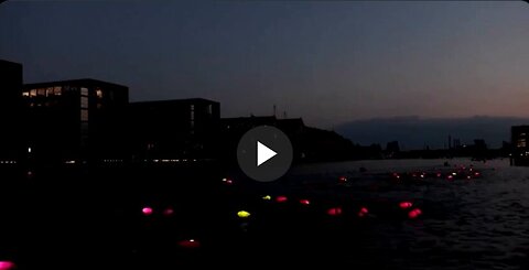 A sea of glowing buoys lit up Copenhagen’s night as 4,500 swimmers participated...