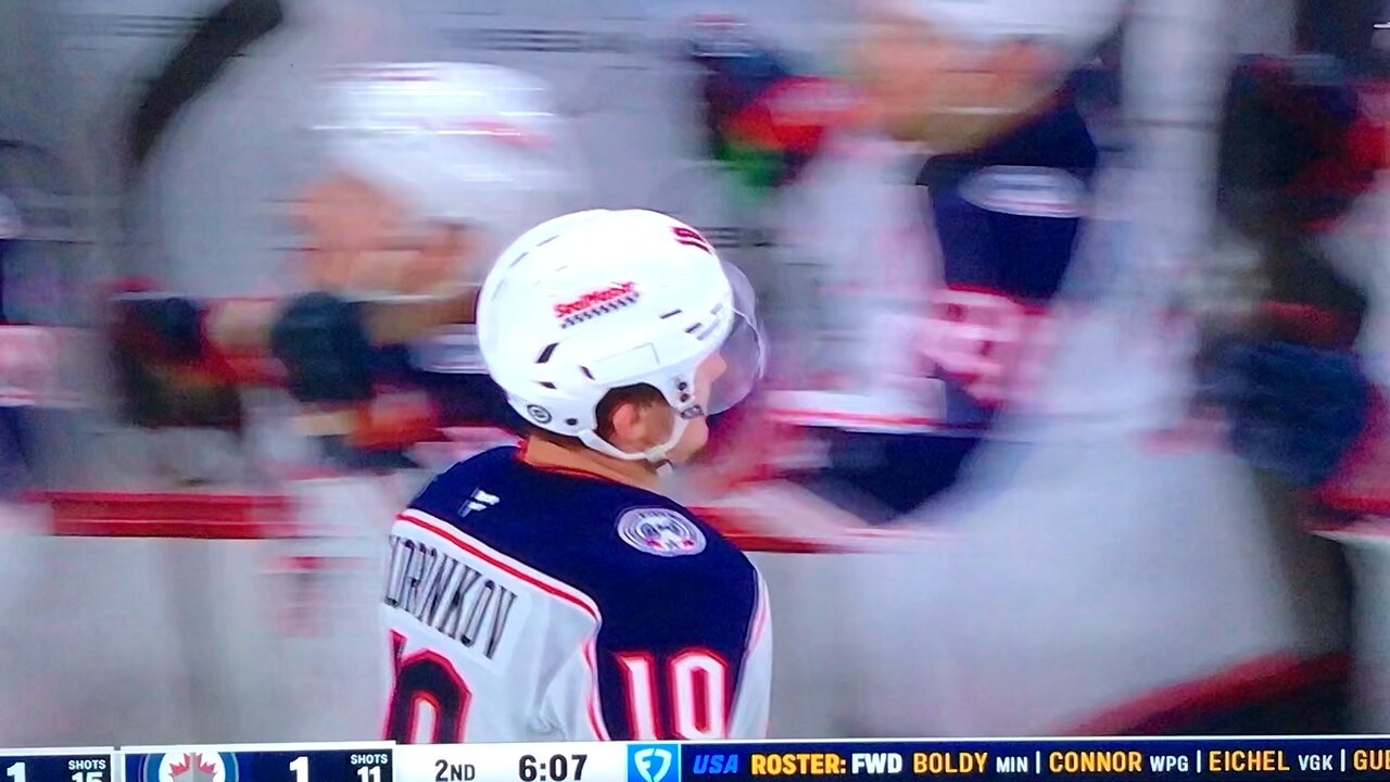 CBJ LW #10 Dimitri Voronkov PP🥅(7)🏒Wrist-Shot Goal
