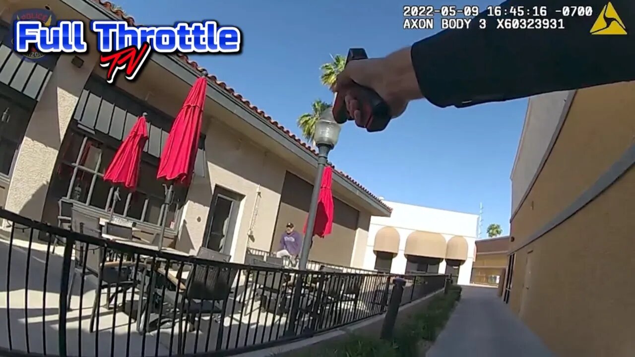 Phoenix Police Deal With A Out-of Control Man!