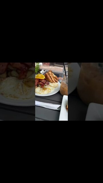 Breakfast from Casa Mia downtown PEI