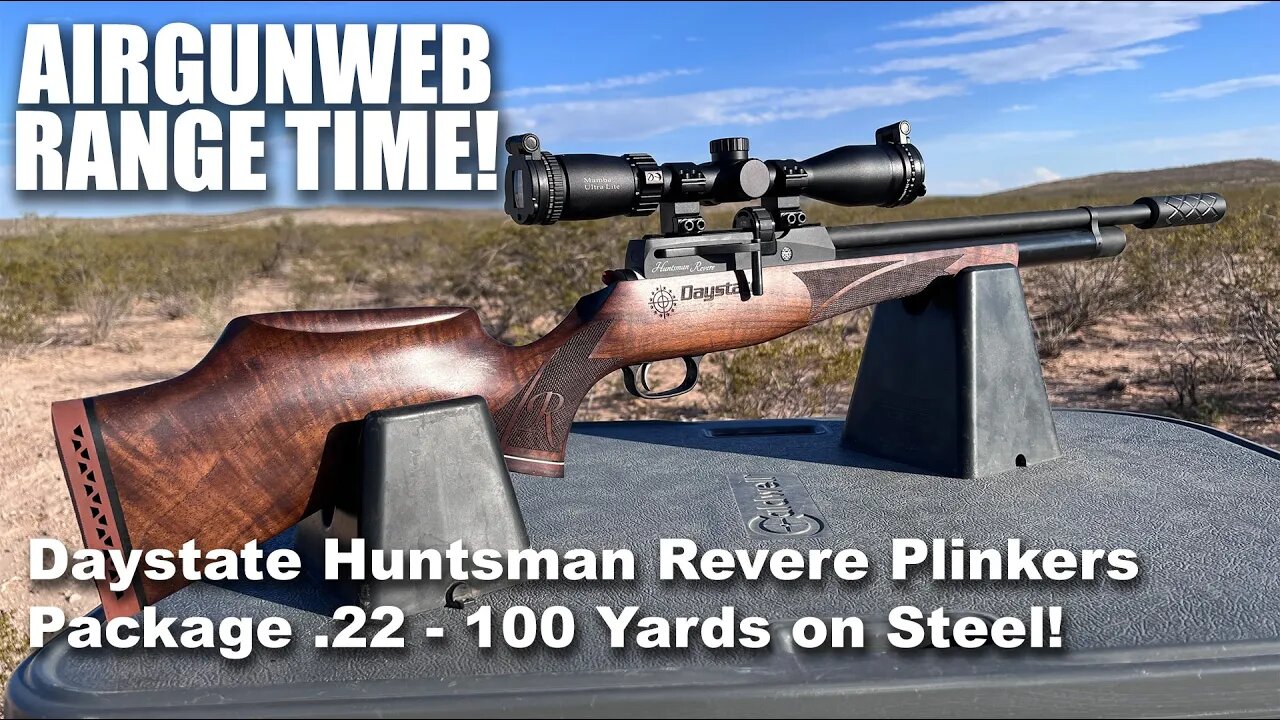 Daystate Huntsman Revere .22 Plinkers Package w/ MTC Optics 100 Yard Steel Challenge!