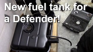 200Tdi / 300Tdi/ 2.5 Defender. Fitting a new fuel tank. Lots of tips!