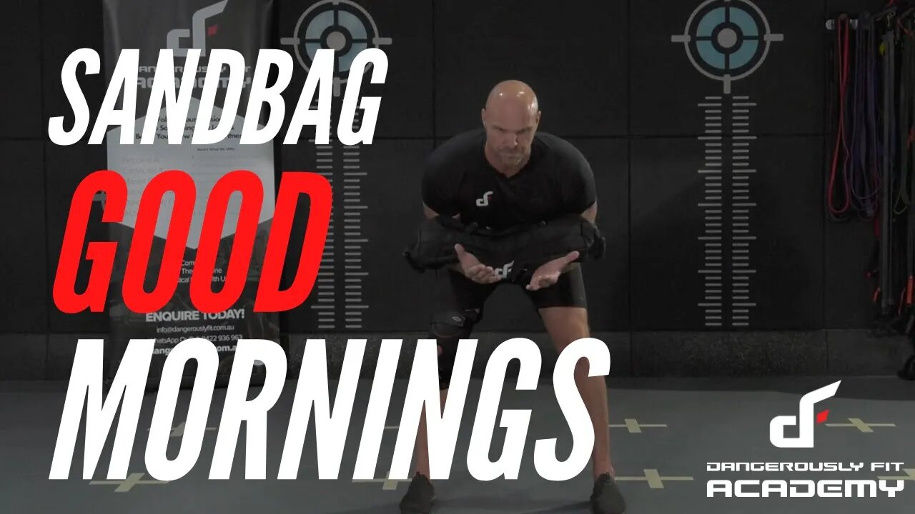 Sandbag Good Morning Deadlift (Demonstration)