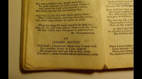 London, MDCCCII - W. Wordsworth