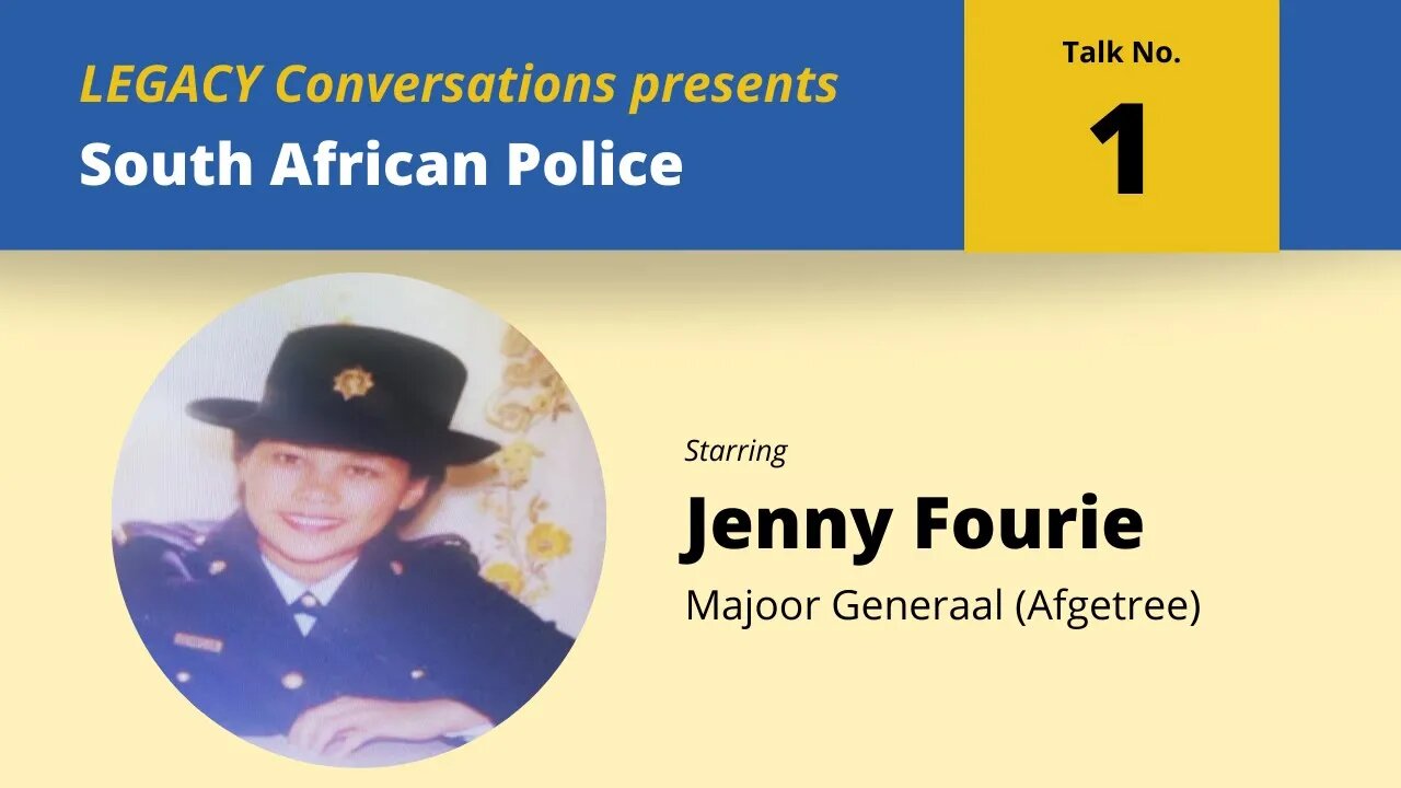 Legacy Conversations – SAP Mag / Diens – Jenny Fourie – Episode 1