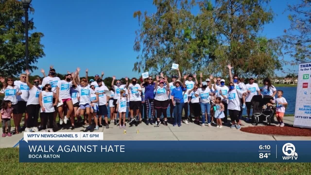 'Walk against hate' held in Boca Raton