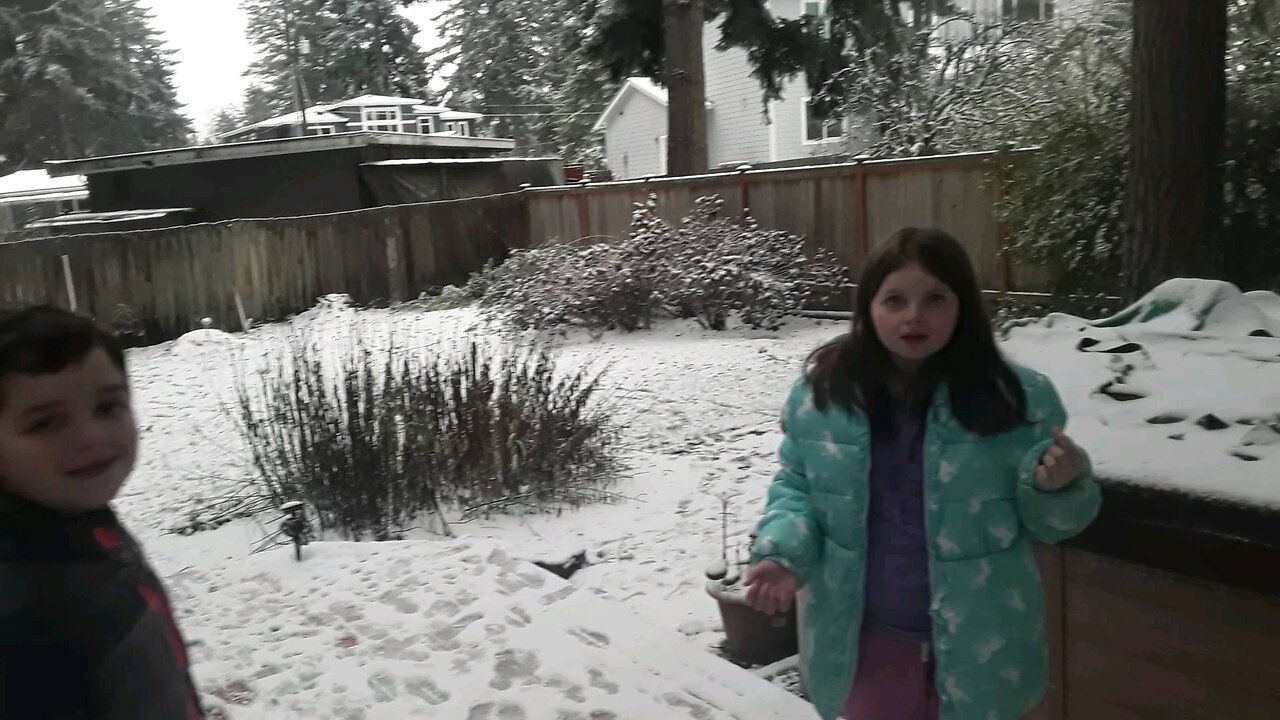 Kids winter break snow day