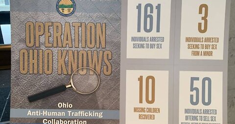 AG Yost announces results of Ohio Knows human trafficking operation