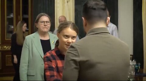 Ukraine's Zelenskyy meets Climate Queen Greta Thunberg