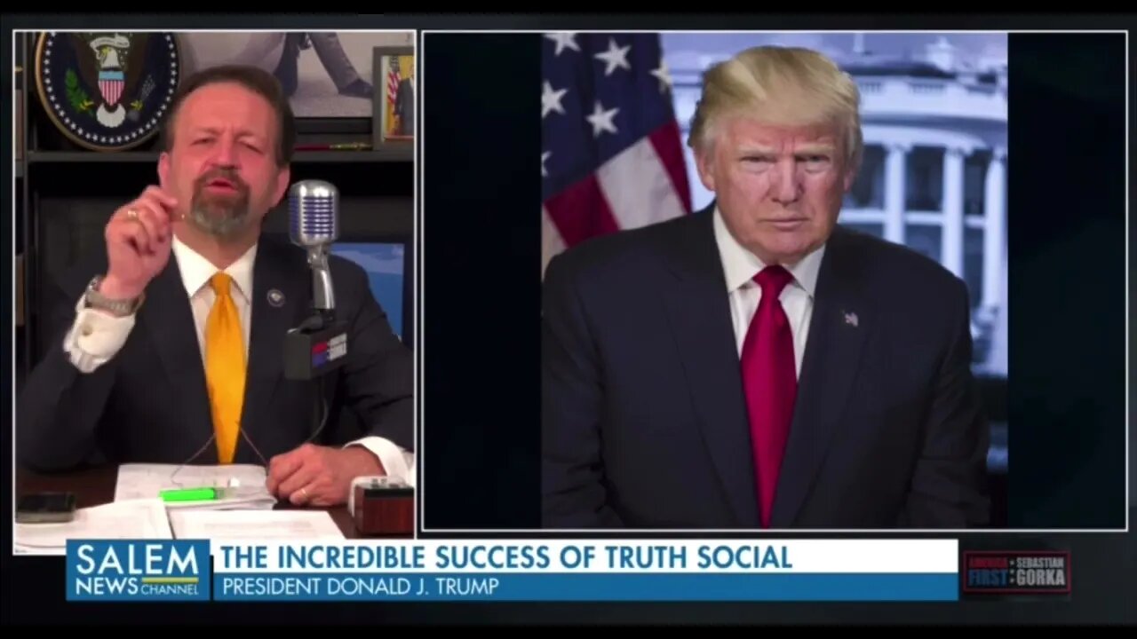 President Trump discusses Truth Social and says he will not go back to Twitter