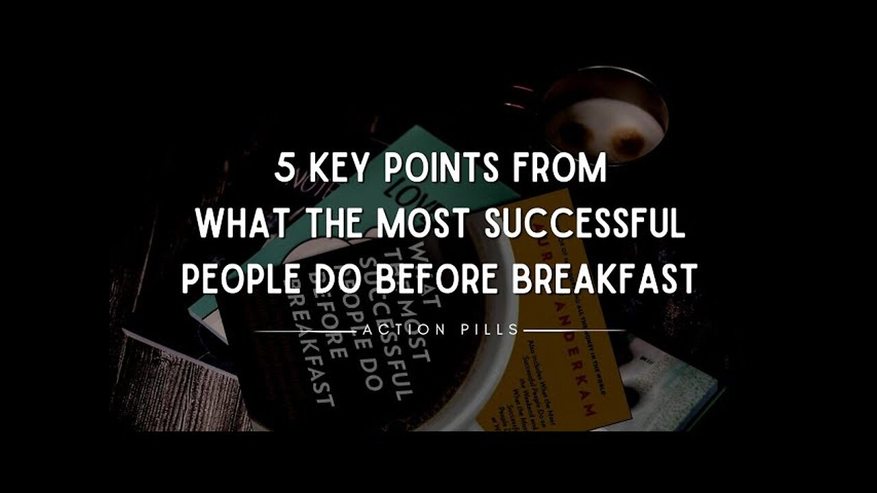 What the Most Successful People Do Before Breakfast by Laura Vanderkam