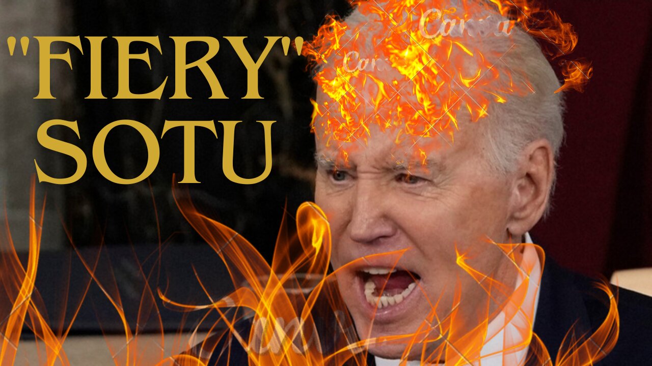 The "FIERY" State Of The Union Speech - I Need To Address Some Things