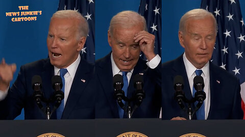 Biden "Big Boy" Press Conference: "I've been given a list of people... I'm the most qualified person... not a joke... I'm catching hell from my wife... anyway... anyway... anyway... anyway... anyway... anyway..."