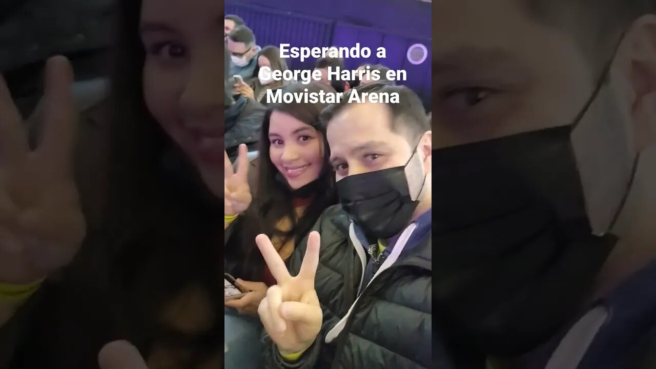 Esperando el show de George Harris #GeorgeHarris #HijoUnico