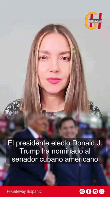 Trump nominates Sen. Marco Rubio as Secretary of State.